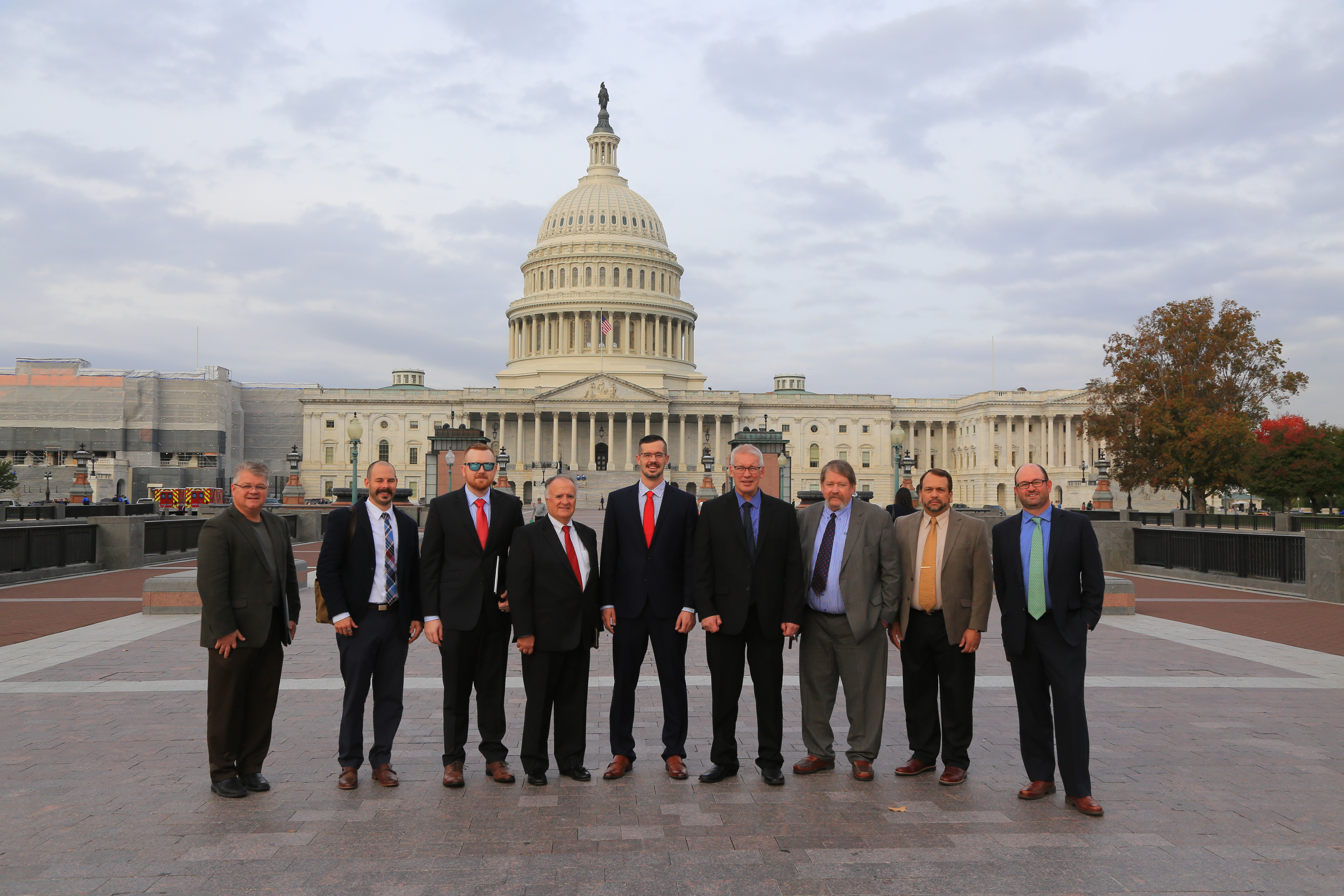 Tim Portz and others during the PFI Fly-in in Washington D.C.